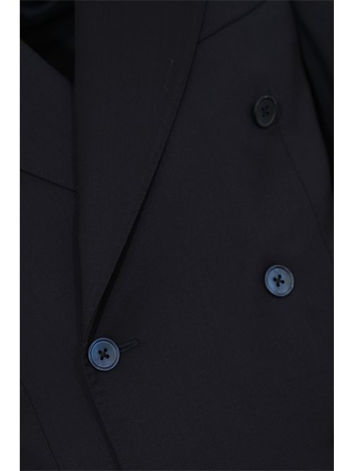 Abito doppiopetto in lana vergine blu Cc Corneliani | 27NZ94 2768150 7R001